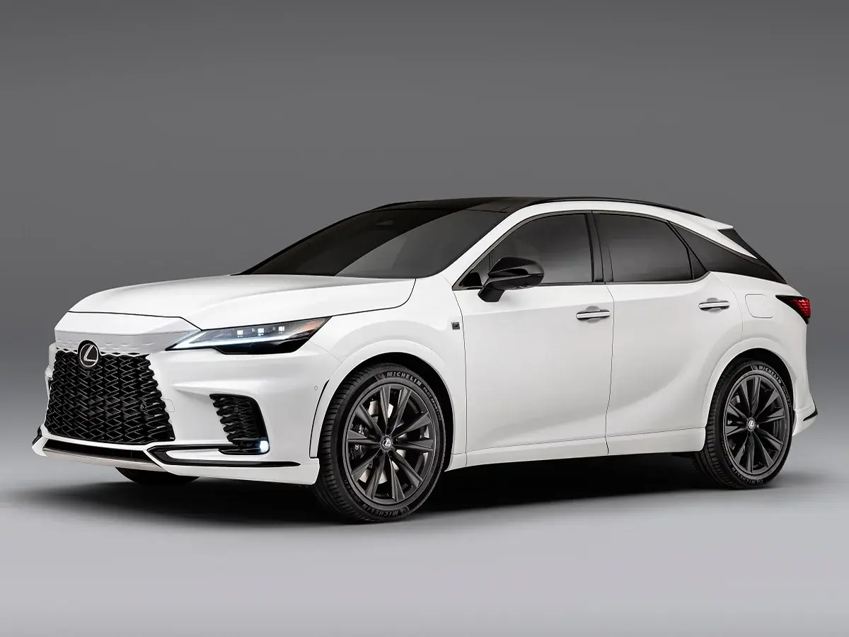 Luxury sedan on a sunny day